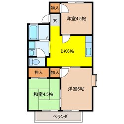 メゾン今嶺Ａの物件間取画像